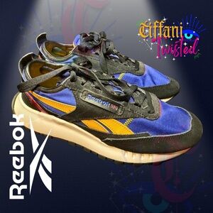 🔥 NEW Reebok Women’s Sneakers | Blue, Black & Yellow | Size 6.5